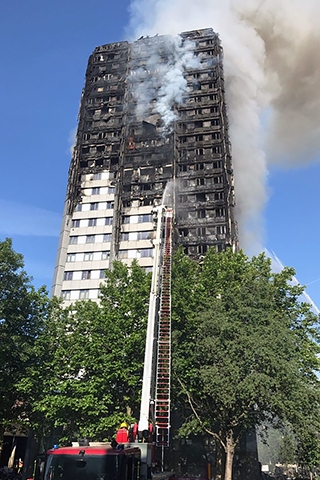 Fire at Grenfell Tower, London