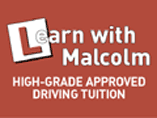 Are you looking for expert driving tuition??? Look no further than .....  ***LEARN WITH MALCOM*** Logo