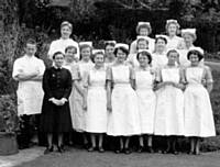 A 1956 Introductory Training Course (ITC) with Miss Nelson, Sister Tutor.