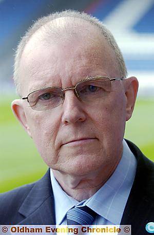 Alan Hardy, Chief Executive, at Oldham Athletic Football Club. 