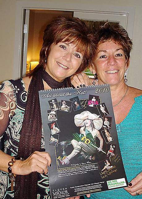 Beverley Heap (left) and Carol Shawmarsh-Smith show off the calendar 