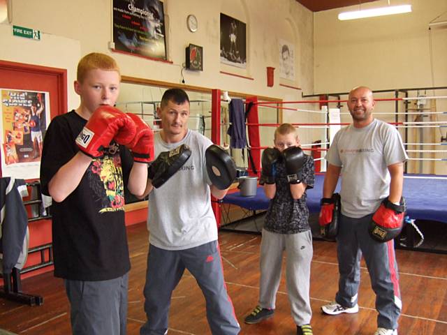 Young boxers at Oldham Boxing Development Derker