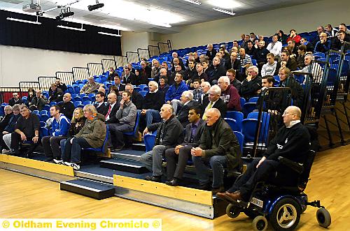 FANS have their say at the forum held at at Radclyffe School, Chadderton, last night 