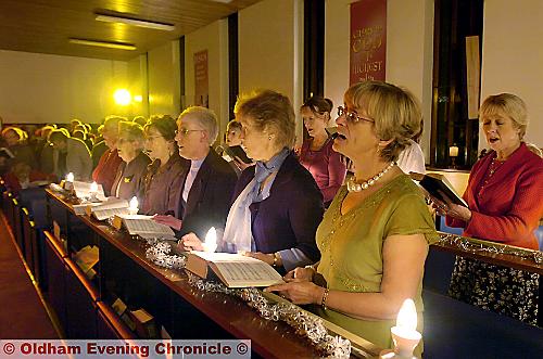 Candlelight Carol Service at Trinity Methodist Church, Royton 