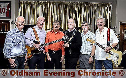 One night only . . . Technique band members Ian Wrigley, Stuart Adams, Peter Rostern, Les Andrews, Mel Brierley and Derek McCullock 