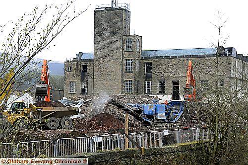 KNOLL MILL: now half gone 