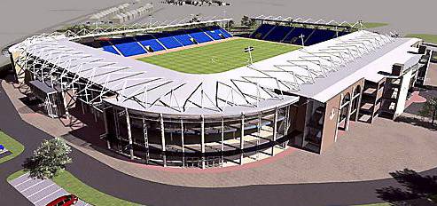 A STEP closer . . . how the new stadium could look 