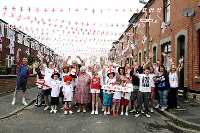 JUST CALL us England Street: supporting the World Cup squad 