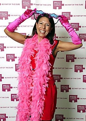 MP Debbie Abrahams wears it pink 

