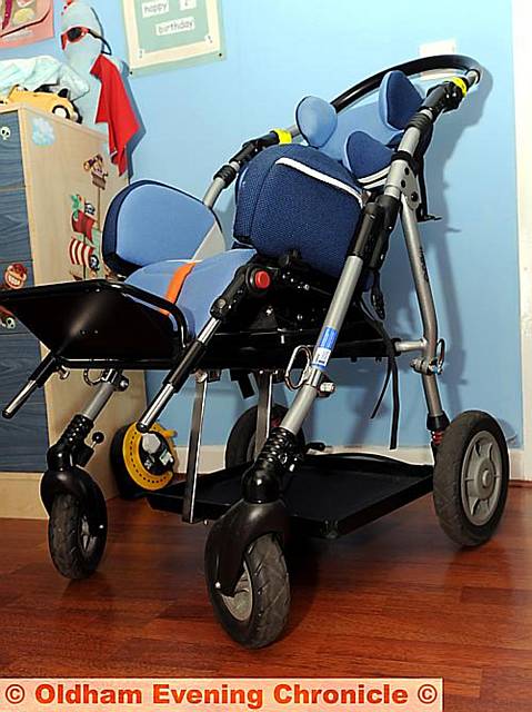 Aaron's buggy — now too small to use