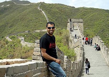 
MOFOZZUL Choudhury on the Great Wall of China 