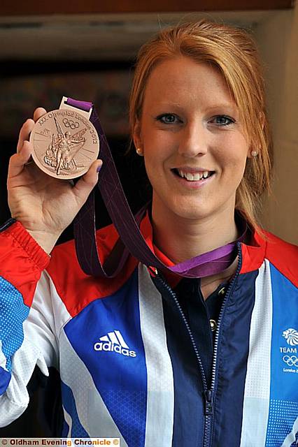 Olympic bronze medal winner <b>Nicola White</b> - 20121116_12649