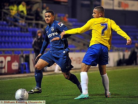 TEENAGE KICKS . . . Chris Sutherland is one of several young players given his chance this season. 