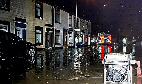 FLOODED out . . . Smallbrook Road captured by Chronicle reader Malcolm Journeaux 