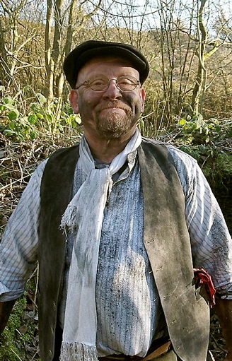 OLD stomping ground: ex-miner and local mining expert, Gary Brain, volunteering his time on the project  