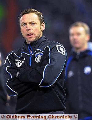 ATHLETIC boss Paul Dickov says playing at Bramall Lane tomorrow can lift his side. 

