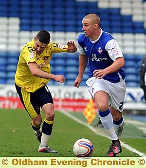 David Mellor . . . the left-sided player has dealt with his mum’s illness and an injury in his first season as a professional. 
