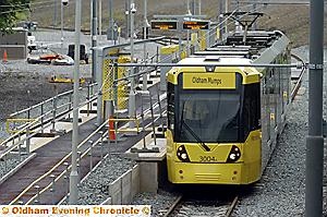 FINAL testing, the first trams are scheduled to start carrying passengers on Wednesday 
