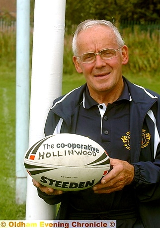 FED up: Hollinwood Rugby Club secretary Fred Halliwell has had enough of travellers and vandalism 
