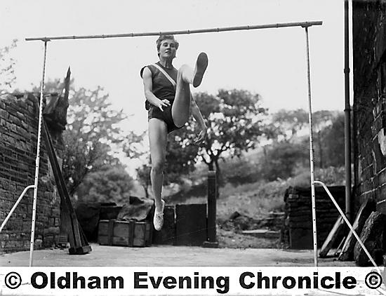 Dorothy as she was in her athletics heyday  

