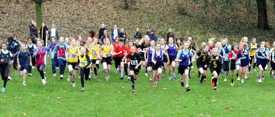 CHARGE: cross country girls in full flight 