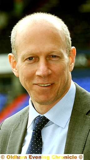 Oldham Athletic chairman Simon Corney.