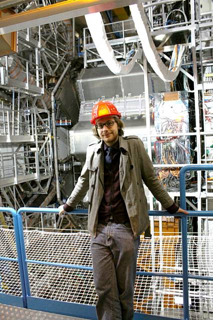 IN search of the graviton . . . Steve at CERN in Geneva 
