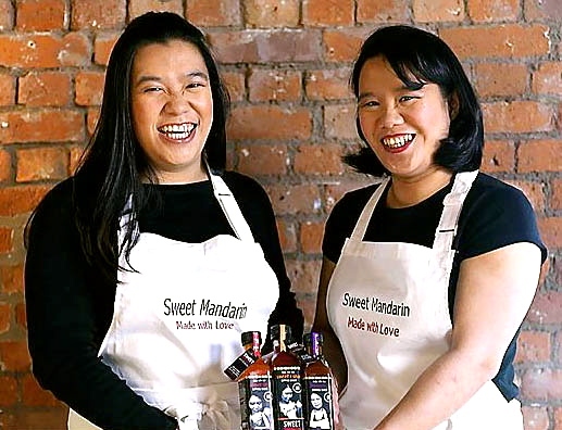 Chadderton business women Helen Tse (left) and Lisa Tse: New Year honours 
