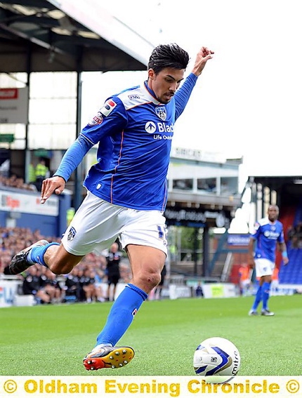 LET ME STAY: Matteo Lanzoni is hoping to extend his contract at Boundary Park.