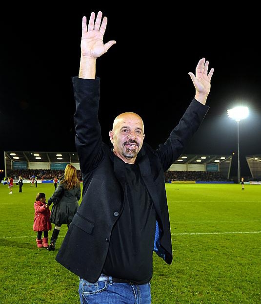 TAKEOVER TALKS: Marwan Koukash, Salford City Reds supremo and racehorse owner, and Athletic chairman Simon Corney met “four or five weeks ago”. 
