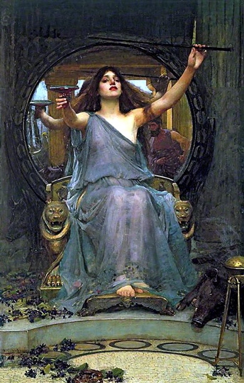 J W Waterhouse’s “Circe” worth around £1.5million. Picture courtesy Gallery Oldham/Public Catalogue Foundation 