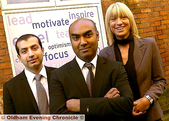 Upturn Enterprise: Naeem Jawaid, Anwar Ali and Maria Williams. 
