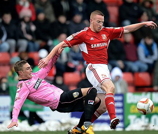 ATHLETIC TARGET: Adam Rooney helped Swindon reach last season’s League One play-offs with 10 goals in 33 appearances. 
