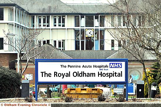 ON the plus side: the Royal Oldham Hospital received positive scores 
