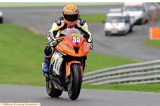 Ashley Beech in the National Superstock 1000 Series at Brands Hatch