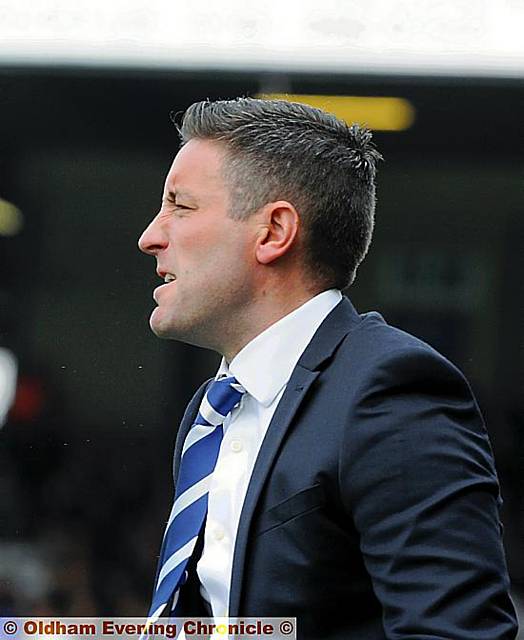 LEE JOHNSON: not intimidated by the opposition