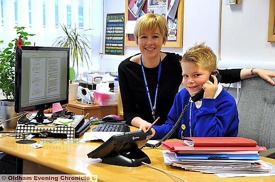 IN the hot seat at Whitegate End Primary School is Mason Pickup, taking over from head Suzanne Ashton. 