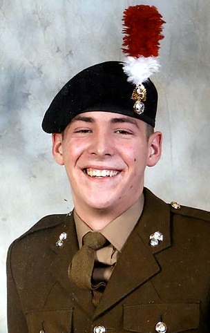 Fusilier Lee Rigby, murdered in the street.