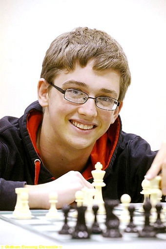 TOP PLAYER... Jamie Horton played in the World Junior Chess Championships in India