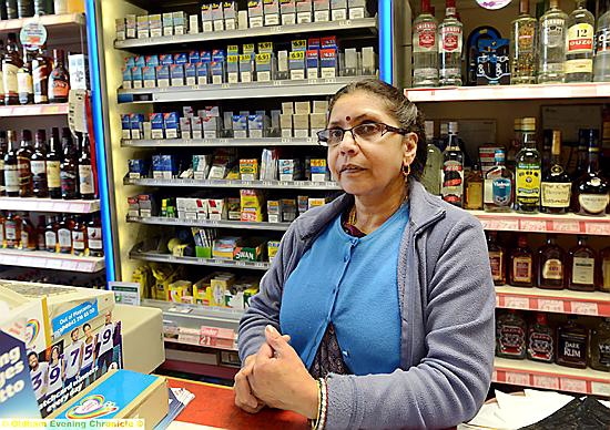 Padma Bhana: defended her family store 
