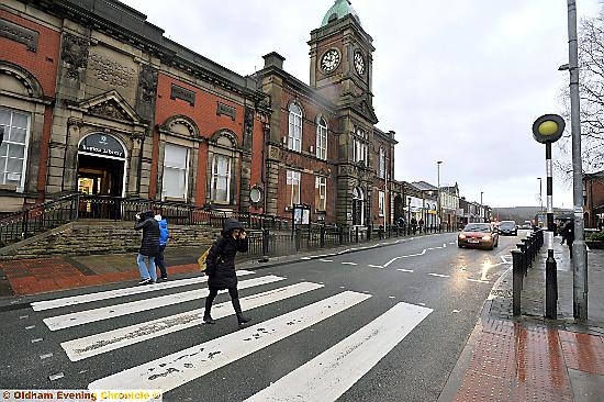 ACCIDENTS: the zebra crossing on Rochdale Road, Royton