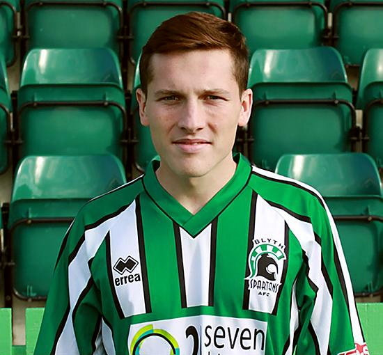BLYTH Spartans front man Dan Maguire was hoping to impress Athletic today. 