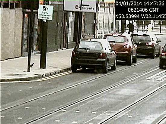 AND there’s more . . . a number of cars on double yellow lines and tram tracks 