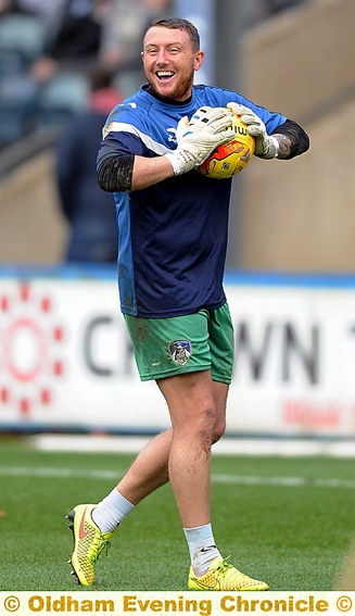 LATICS goalkeeper Paddy Kenny