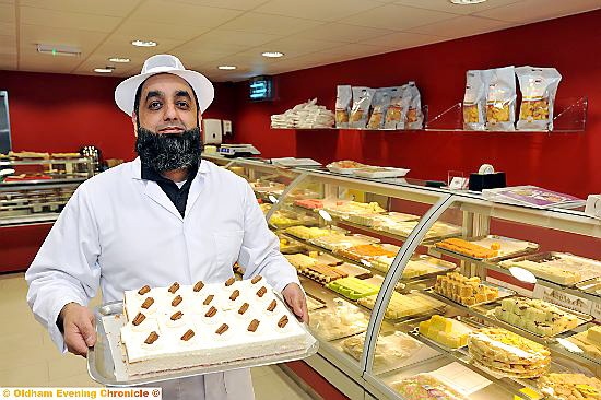 Sweet treat: Ahsan Ali from Kashmir Crown Bakeries  