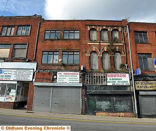 THE empty building which will house a restaurant, bar and offices as the regeneration of Mumps begins 

