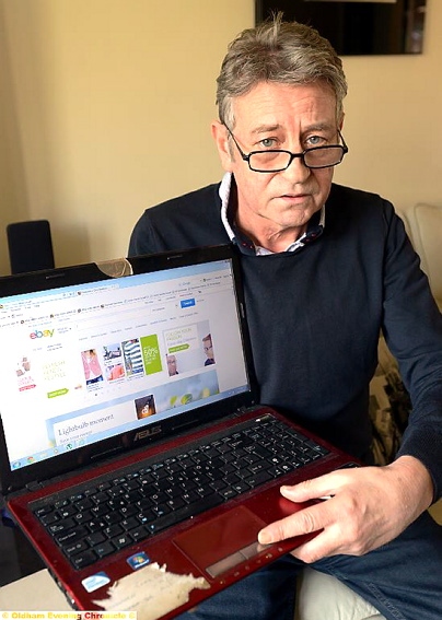 WARNING others . . . scam victim Howard Maloney hopes others won’t make the same mistake as him online 
