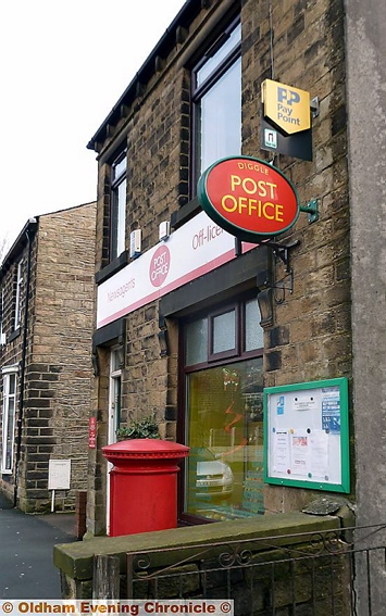 Diggle Post Office - armed raiders 