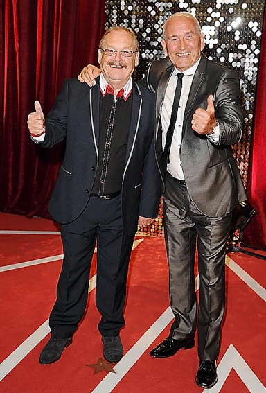 BACK to their roots . . . Tommy Cannon (right) and Bobby Ball 
