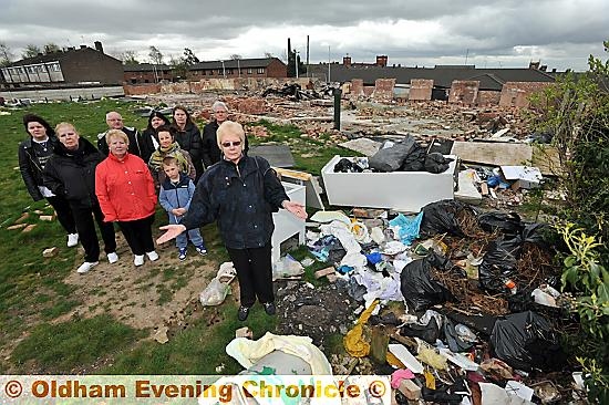 Hathershaw residents have hit out at fly-tippers who continue to dump rubbish. 
